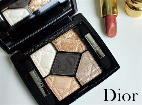 Review Dior Night Golds eyeshadow palette and Diorific Diva lipstick